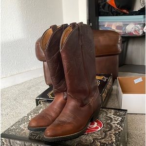 Double H work west men’s leather boots size 9D